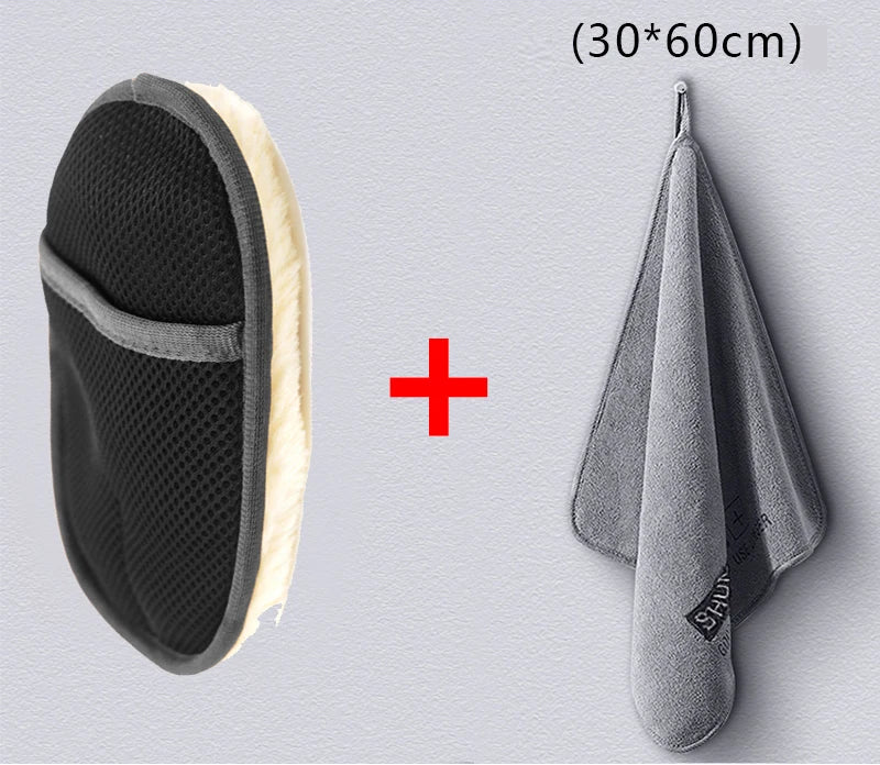 AutoSoft Luxe™ - Microvezel autowashandschoen, de gemakkelijkste, zachte en lakveilige reiniging.