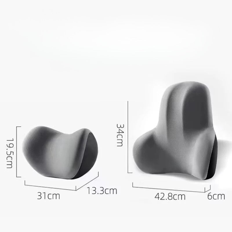 DriveWise™ Memoryfoam Nek en Rugsteun – Ergonomische ondersteuning, stressvrij autorijden