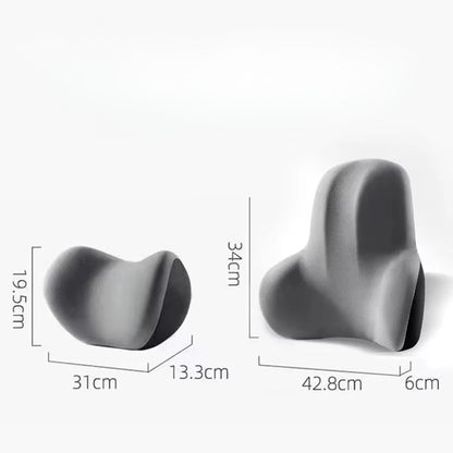 DriveWise™ Memoryfoam Nek en Rugsteun – Ergonomische ondersteuning, stressvrij autorijden