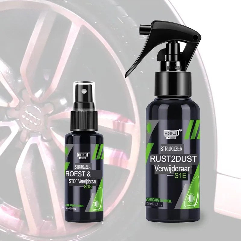 Drivewise™ IronClean Pro – Verwijdert hardnekkig vuil, roest en aanslag in één spray 100 ML