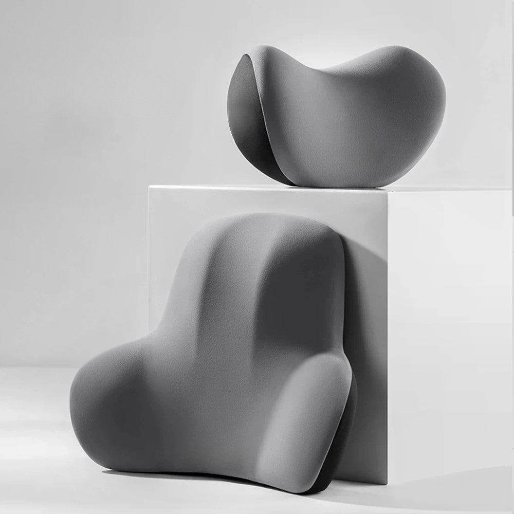 DriveWise™ Memoryfoam Nek en Rugsteun – Ergonomische ondersteuning, stressvrij autorijden