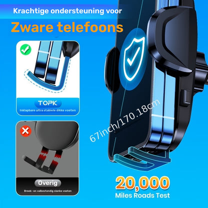 DriveWise™ Ventilatie Monteerbare Telefoonhouder – Veilige bevestiging, moeiteloos handsfree rijden
