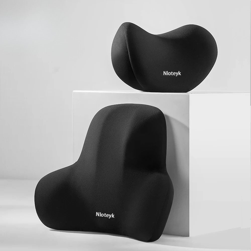 DriveWise™ Memoryfoam Nek en Rugsteun – Ergonomische ondersteuning, stressvrij autorijden