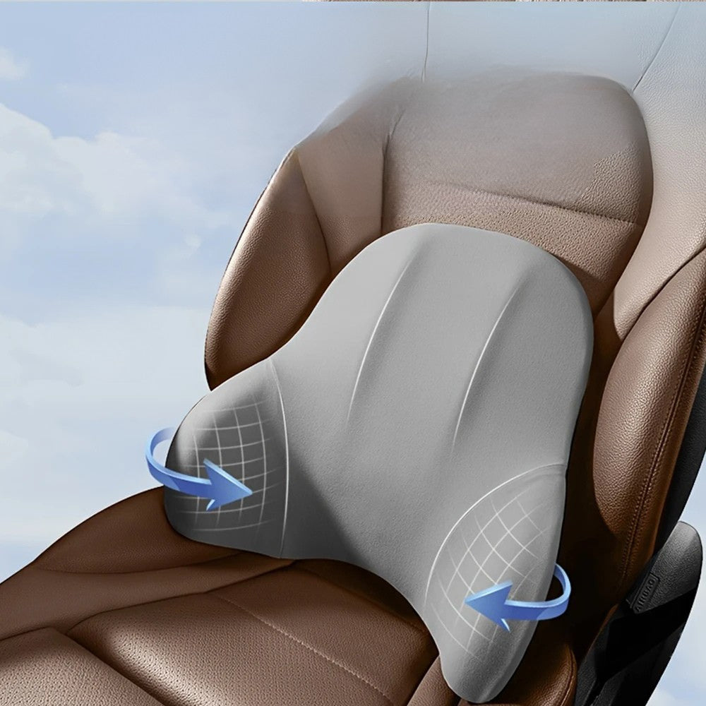 DriveWise™ Memoryfoam Nek en Rugsteun – Ergonomische ondersteuning, stressvrij autorijden