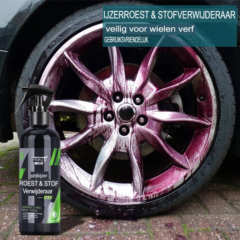 Drivewise™ IronClean Pro – Verwijdert hardnekkig vuil, roest en aanslag in één spray 100 ML