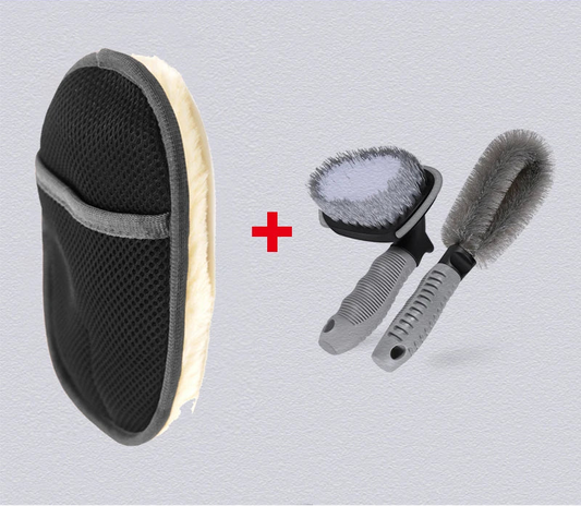 AutoSoft Luxe™ - Microvezel autowashandschoen, de gemakkelijkste, zachte en lakveilige reiniging.