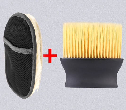 AutoSoft Luxe™ - Microvezel autowashandschoen, de gemakkelijkste, zachte en lakveilige reiniging.