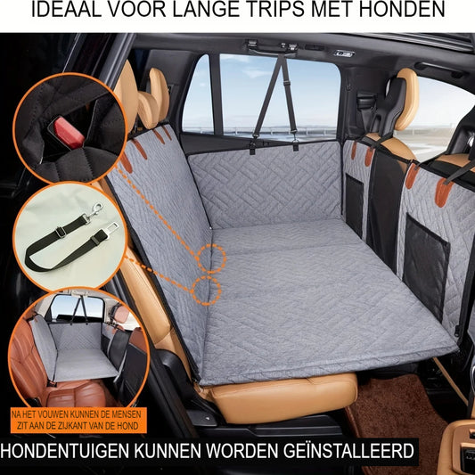 DriveWise™ PetSeat Guard – Waterdichte/vuil bescherming en comfort voor je achterbank