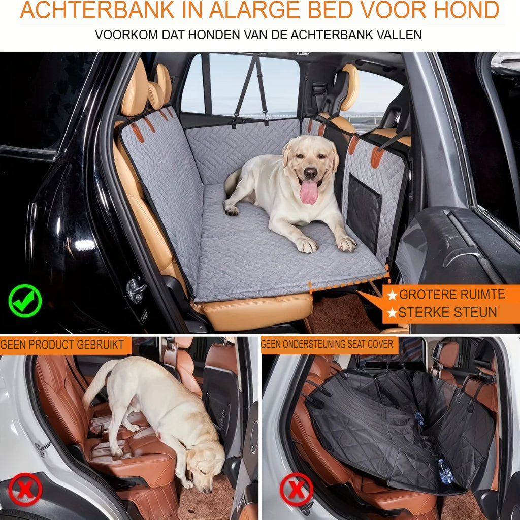 DriveWise™ PetSeat Guard – Waterdichte/vuil bescherming en comfort voor je achterbank