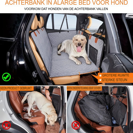 DriveWise™ PetSeat Guard – Waterdichte/vuil bescherming en comfort voor je achterbank