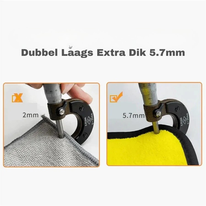 DriveWise™ Microvezel Autohanddoek – Ultieme zachtheid en absorptie, streeploos drogen en wassen zonder ENIGE moeite.