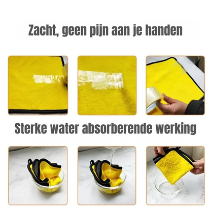 DriveWise™ Microvezel Autohanddoek – Ultieme zachtheid en absorptie, streeploos drogen en wassen zonder ENIGE moeite.