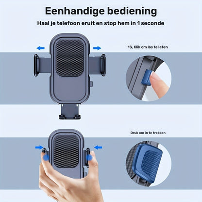 DriveWise™ Ventilatie Monteerbare Telefoonhouder – Veilige bevestiging, moeiteloos handsfree rijden