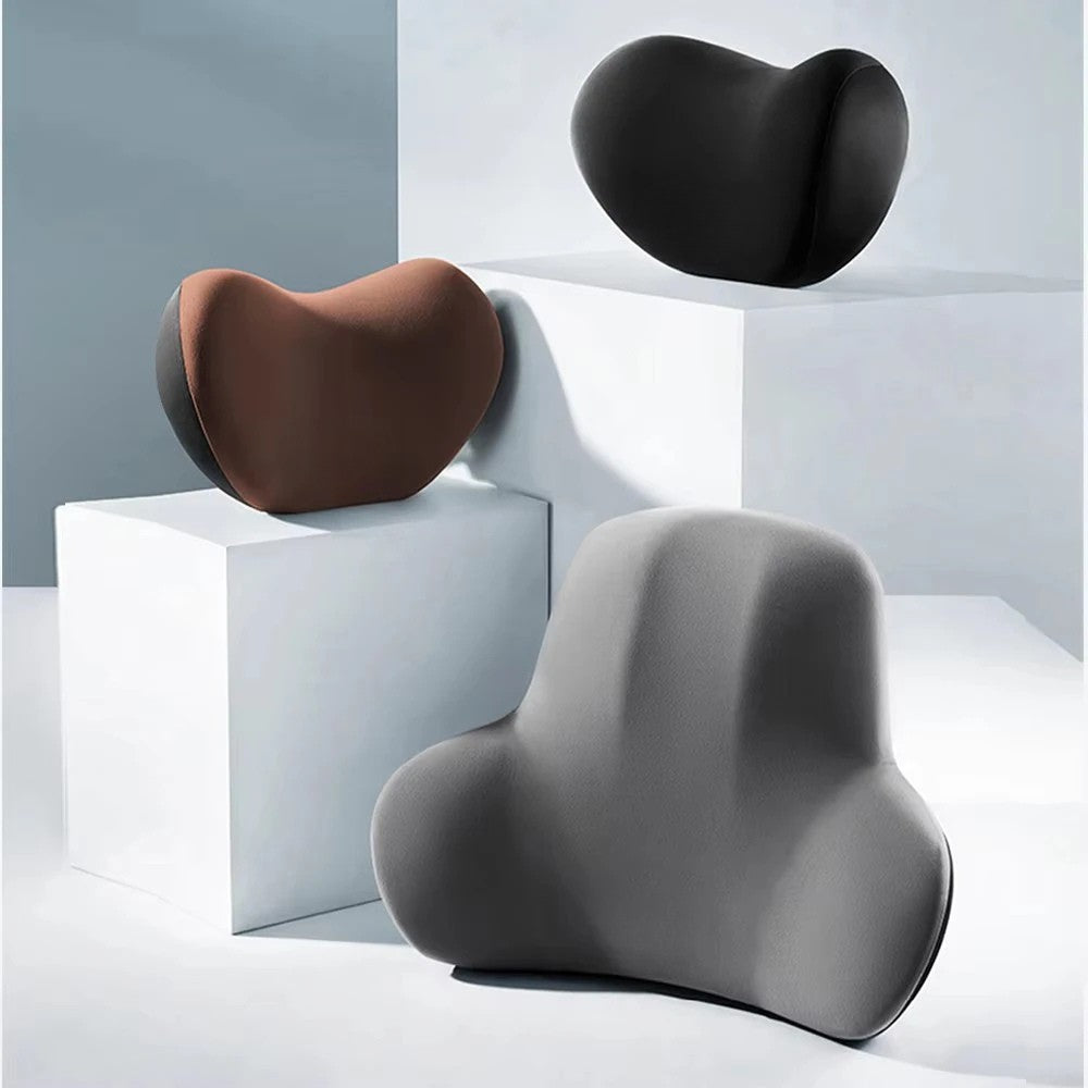 DriveWise™ Memoryfoam Nek en Rugsteun – Ergonomische ondersteuning, stressvrij autorijden